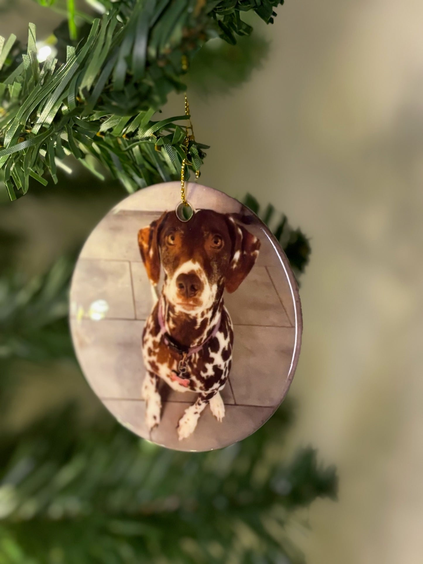 Custom 3" Ceramic Christmas tree ornaments